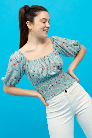 Floral Print Top