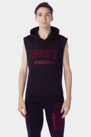 Sleeveless Athletic Meme Fleece