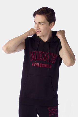 Sleeveless Athletic Meme Fleece