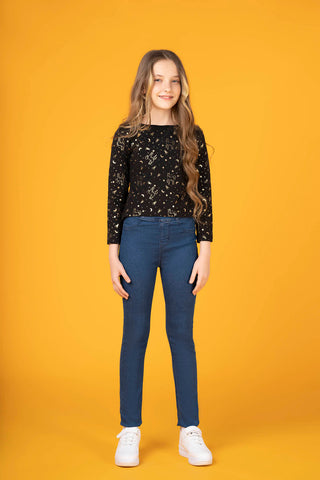 Dark Wash Denim Jeggings