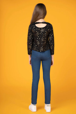 Dark Wash Denim Jeggings