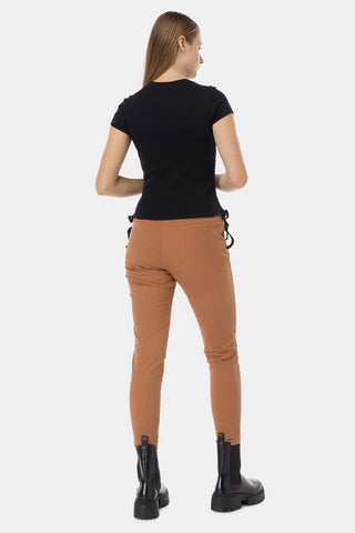 Ribbed Top With Drawstring