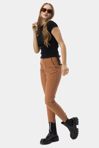 Ribbed Top With Drawstring