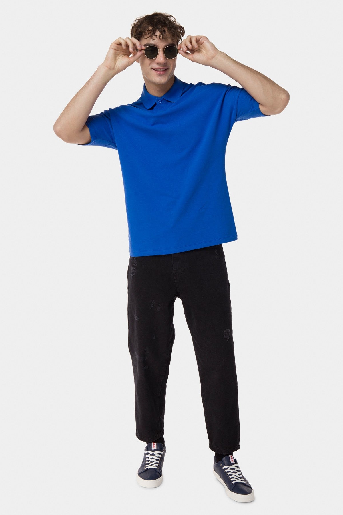 Drop Shoulder Polo