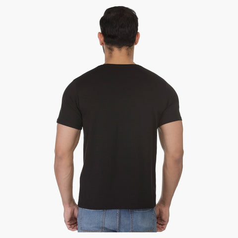 Half Sleeves V Neck T-Shirt