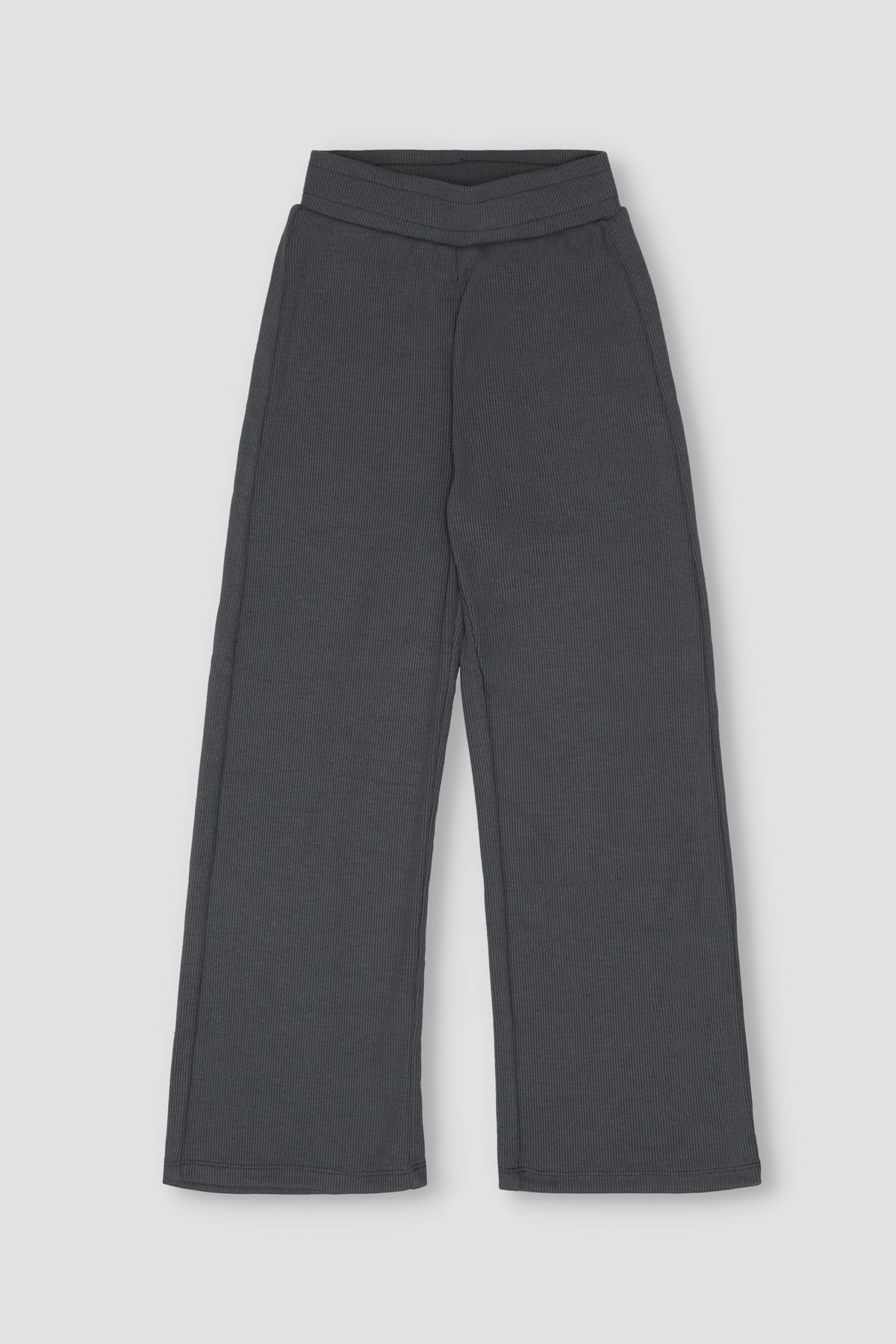 Solid Wide Leg Pants