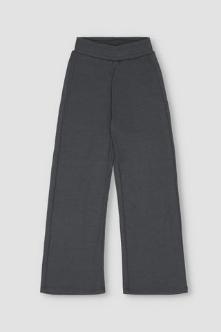 Solid Wide Leg Pants
