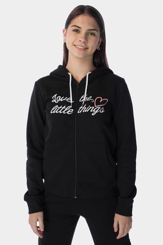 Printed Fleece Terry Hoodie