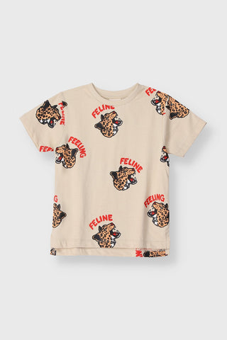 Printed Feline Tee