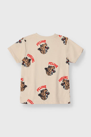Printed Feline Tee