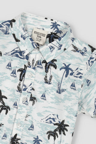 Baby Boy Palm Graphic Shirt