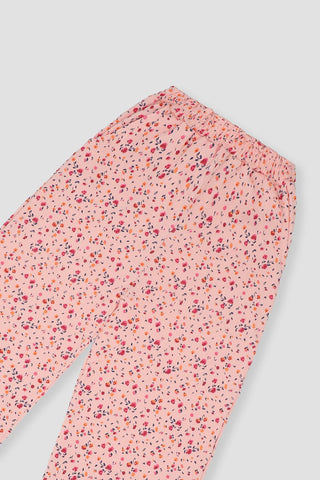 Printed Wide Leg Trousers
