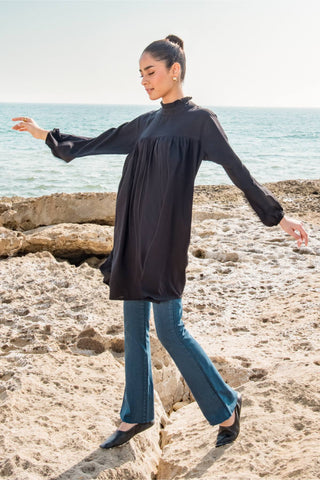 Solid Gathered Top