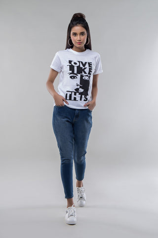 Ladies Faces Tee