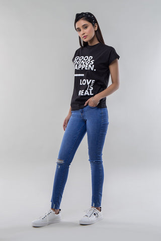 Ladies Sleeve Less Next Tee