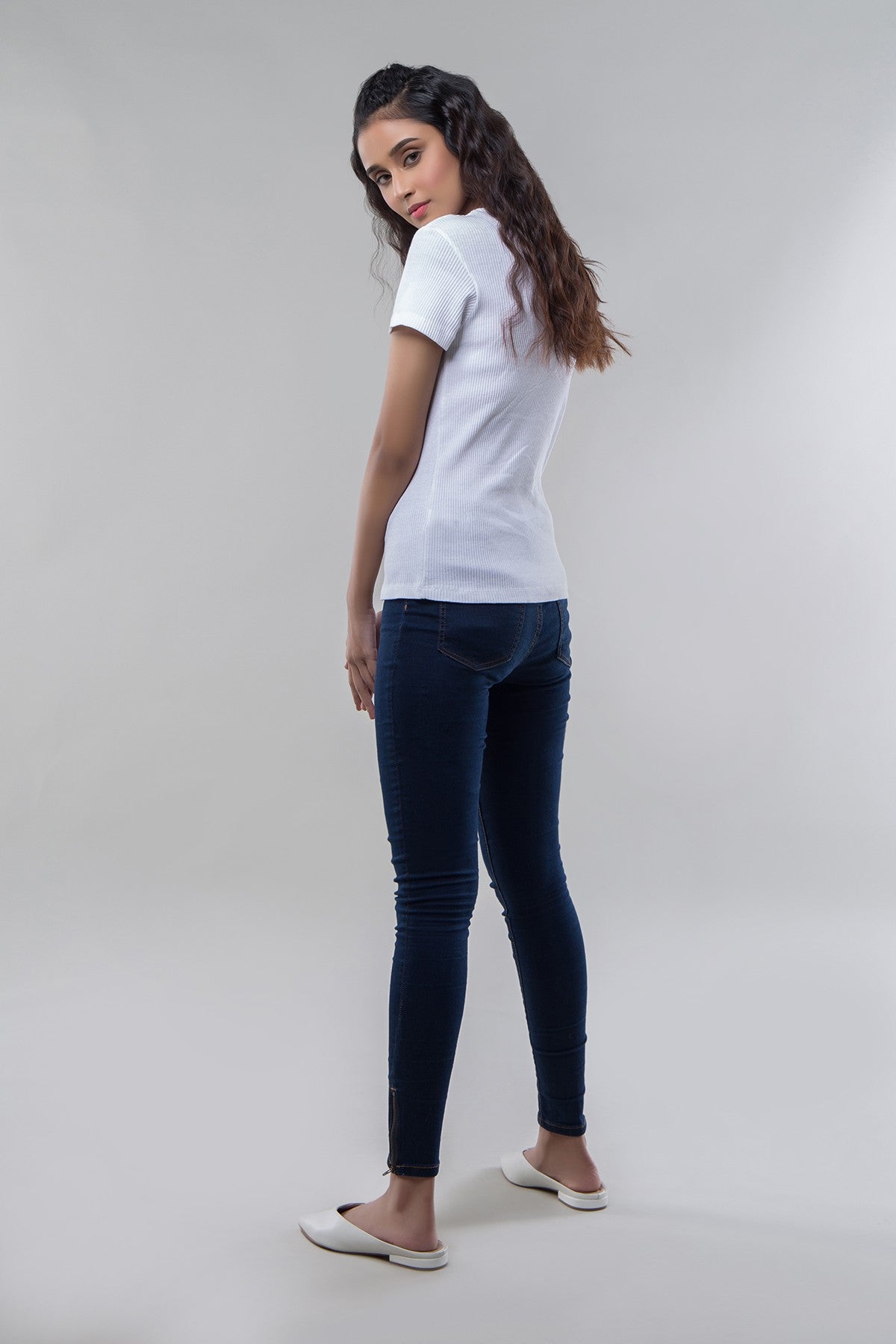 Ladies Zip Tee