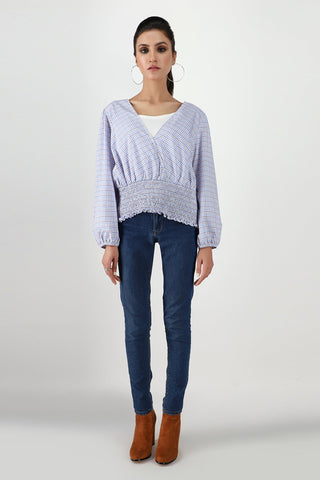 Check Crop Top