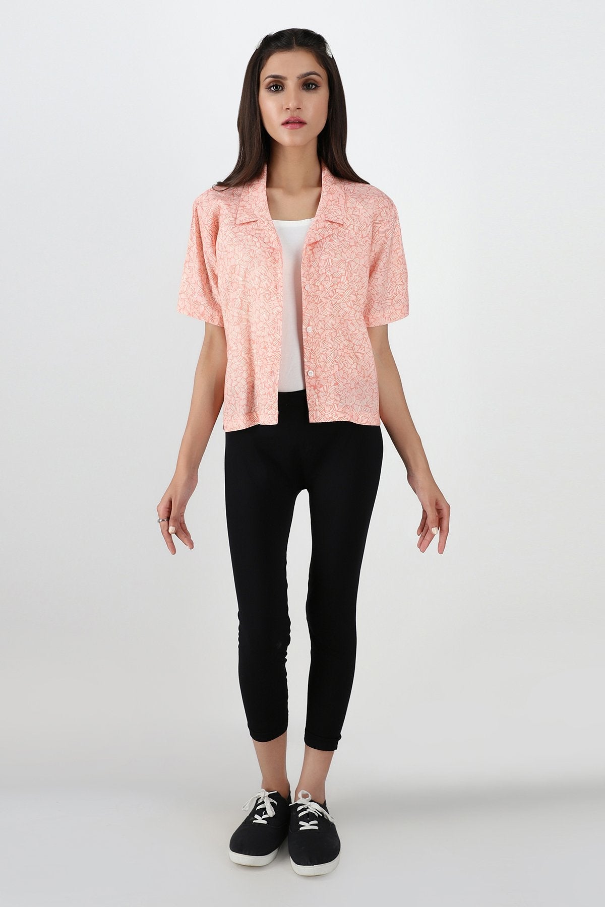 Geometric Print Shirt