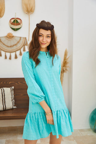 Puff Sleeves Dress