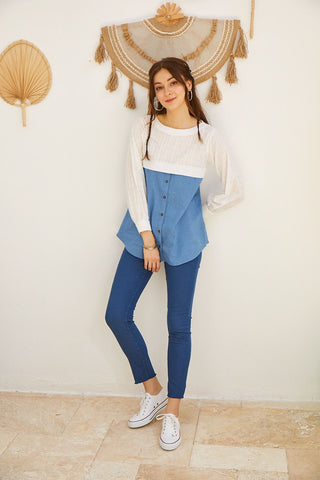 Color Block Top